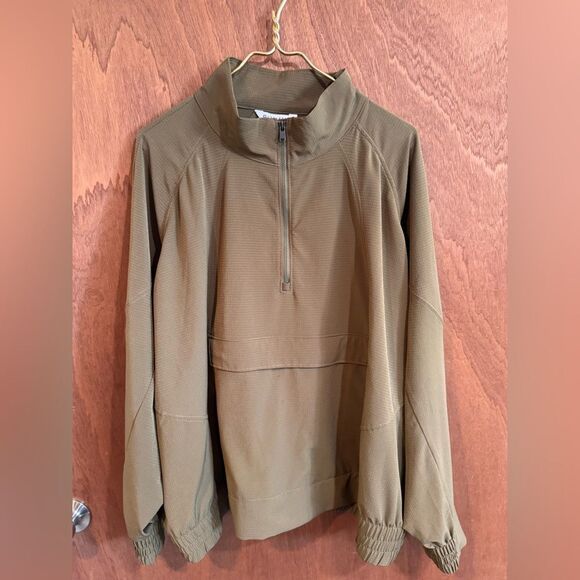 Athleta BOUNDLESS POPOVER olive size‎ 2x - Picture 2 of 11
